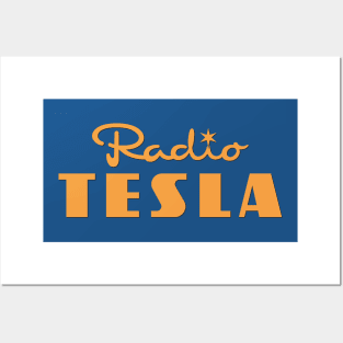 Radio Tesla Orange Posters and Art